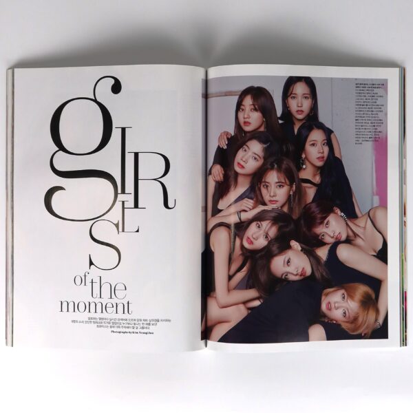 Twice in Cosmopolitan Magazine Korea January 2018