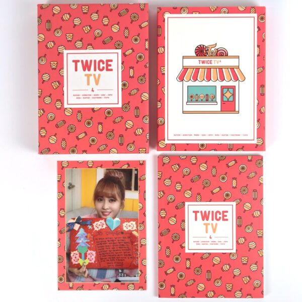 Twice TV4 DVD Set Momo Postcard 2017 K-Pop TV 4 [read]