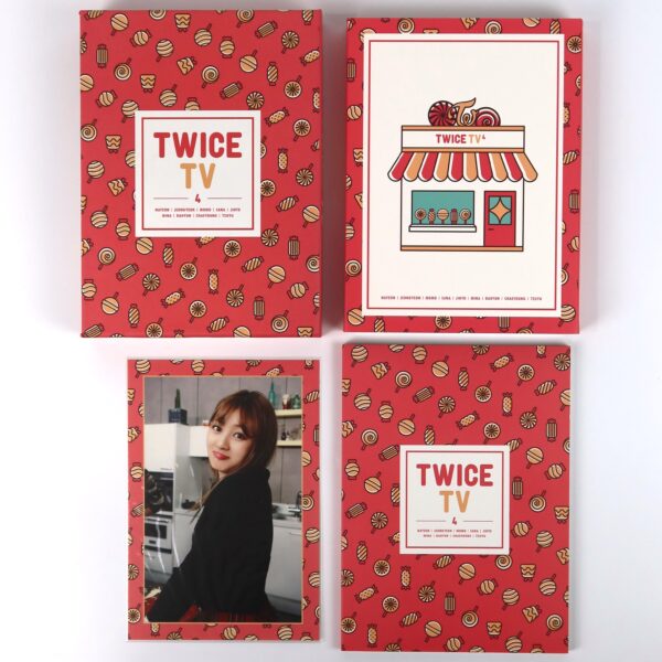 Twice TV4 DVD Set Jihyo Postcard 2017 K-Pop TV 4