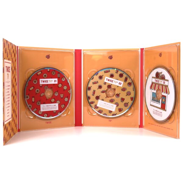 Twice TV4 DVD Set Jihyo Postcard 2017 K-Pop TV 4