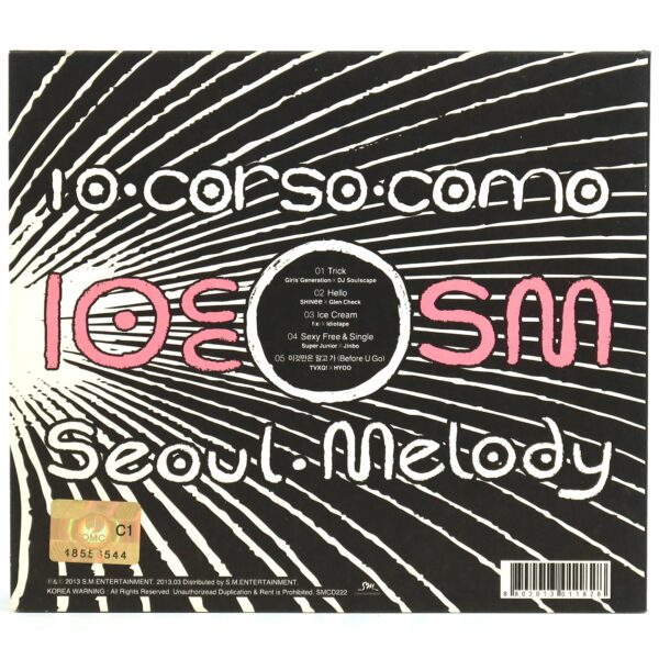 IMG_3468 10 Corso Como Seoul Melody Remix Album CD Girls' Generation f(x) Shinee TVXQ