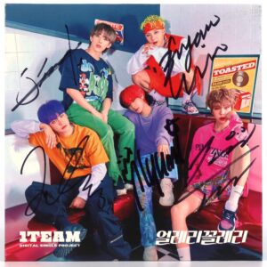 IMG_3643 1TEAM - Ullaeli Kkollaeli Signed Autographed Promo CD Album K-Pop 2020 얼레리꼴레리