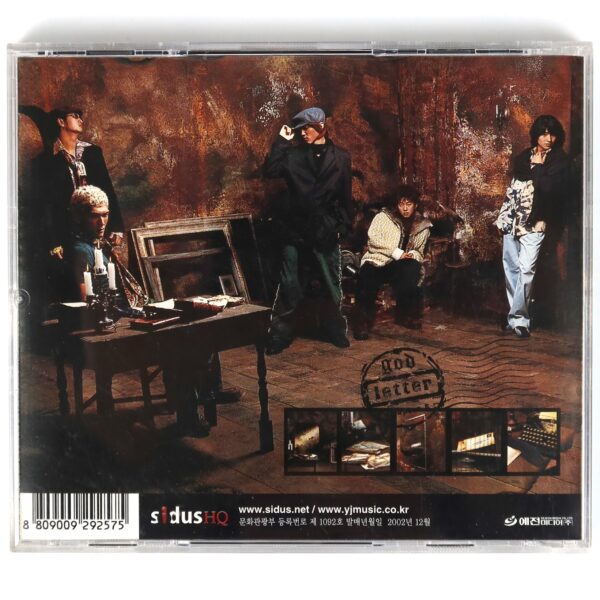 IMG_3703 g.o.d - Chapter 5: Letter Album CD K-Pop 2002 god