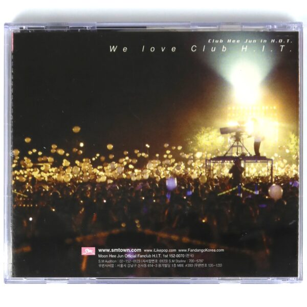 Moon Hee Jun Club H.I.T. 1st Fanmeeting VCD H.O.T Early K-Pop SM [read]