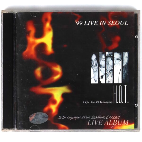 H.O.T - '99 Live In Seoul Album CD Early K-Pop 1999 SM [read]