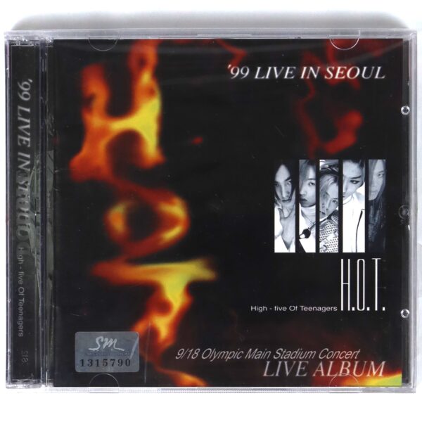 H.O.T - '99 Live In Seoul Sealed Album CD Early K-Pop 1999 SM