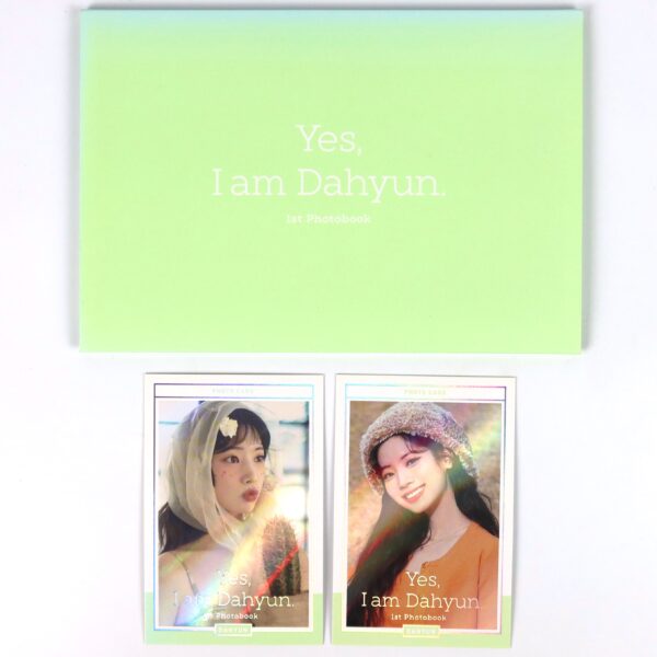 IMG_4016 Twice Yes, I am Dahyun 1st Photobook Green Version + Postcards + Photocards 2021