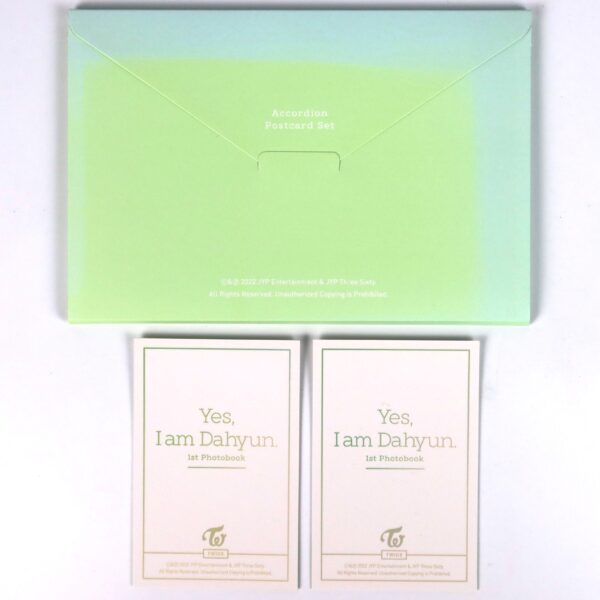 IMG_4017 Twice Yes, I am Dahyun 1st Photobook Green Version + Postcards + Photocards 2021