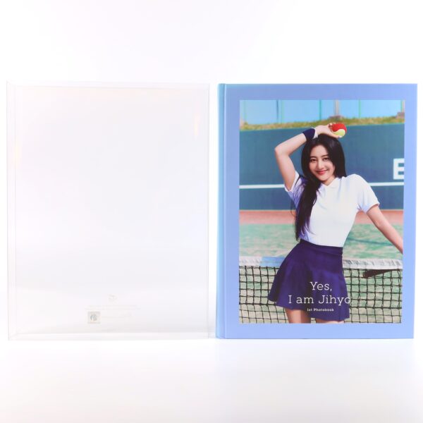 IMG_4020 Twice Yes, I am Jihyo 1st Photobook Blue Version + Postcards + Photocards 2021