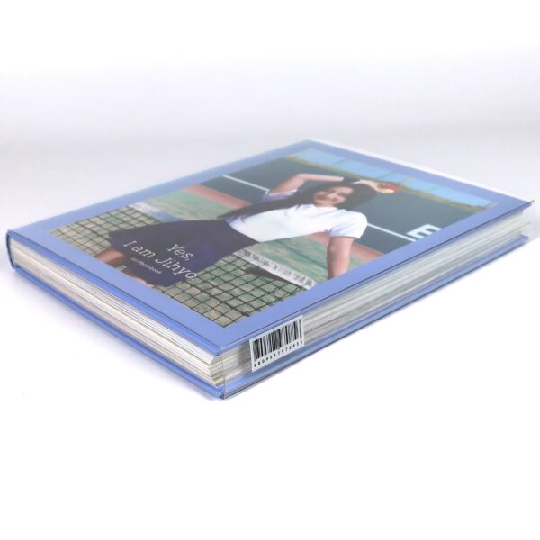 IMG_4026 Twice Yes, I am Jihyo 1st Photobook Blue Version + Postcards + Photocards 2021