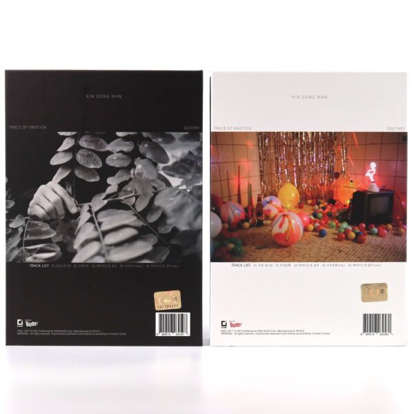 Kim Dong Wan - Trace of Emotion Both Versions Set 2017 Shinhwa K-Pop