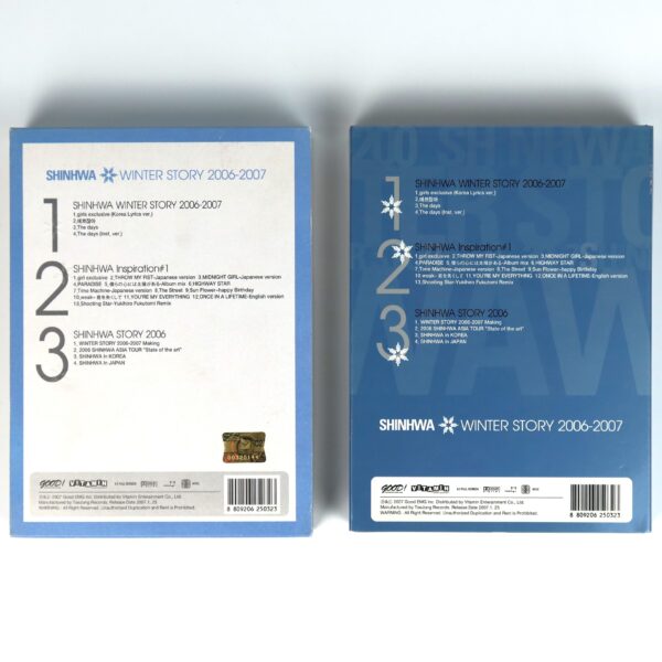 IMG_4202 Shinhwa - Winter Story 2006-2007 CD + VCD Set Early K-Pop