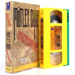 Mötley Crüe: Uncensored (1986) Korean VHS [NTSC] Korea Warner 1997 Motley Crue