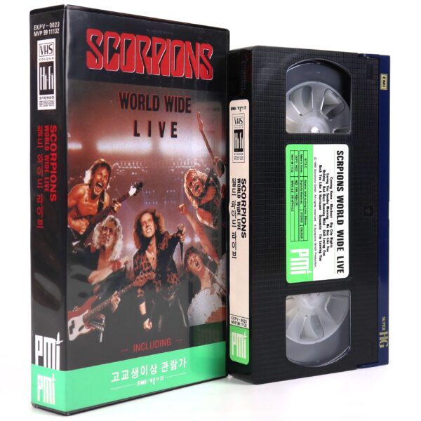 Scorpions: World Wide Live (1985) Korean VHS [NTSC] Korea EMI 1992 New