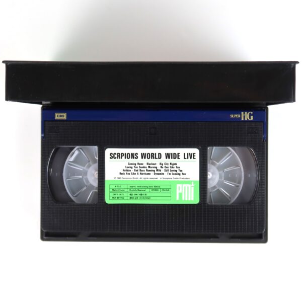 Scorpions: World Wide Live (1985) Korean VHS [NTSC] Korea EMI 1992 New
