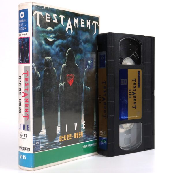Testament: Seen Between The Lines Live (1991) Korean VHS [NTSC] Korea