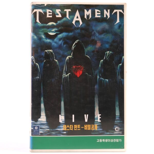 Testament: Seen Between The Lines Live (1991) Korean VHS [NTSC] Korea