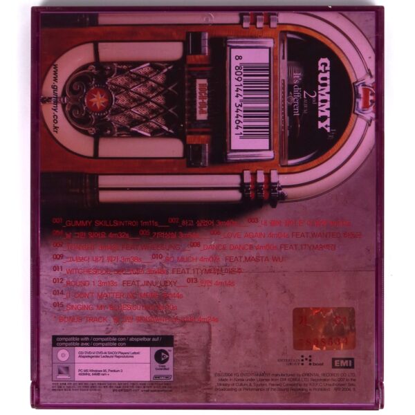 Gummy - It's Different Album CD K-Pop 2004 Korea [read]