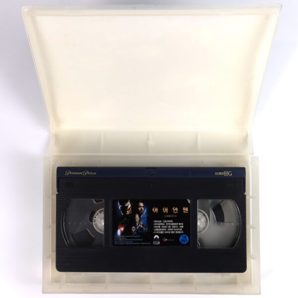Iron Man (2008) Korean Late VHS Rental [NTSC] Korea Marvel