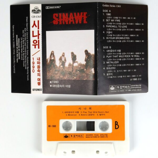 IMG_6286 Sinawe - Four 4th Album Cassette Tape K-Rock Korean Metal 1990