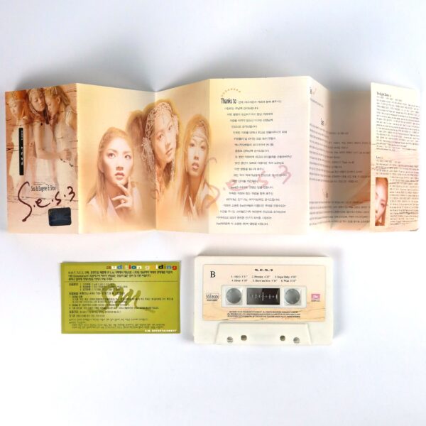 S.E.S - Love Album Cassette Tape 90s K-Pop 1999 SM