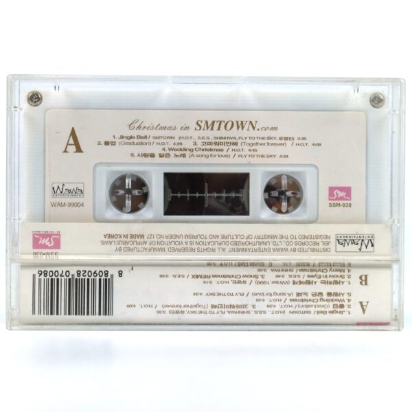 Christmas In SMTown Album Cassette Tape 90s K-Pop 1999 H.O.T. S.E.S Shinhwa SM