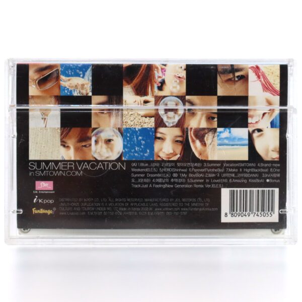 02 SMTOWN Summer Vacation Album Cassette Tape K-Pop 2002 BoA S.E.S. Shinhwa