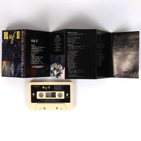 R.ef - Back To The Black 2nd Album Cassette Tape 90s K-Pop House Rap 1996