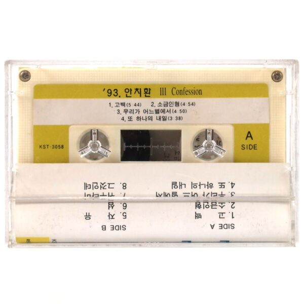 IMG_6656 An Chi Hwan - Confession Album Cassette Tape Korean Folk 1993
