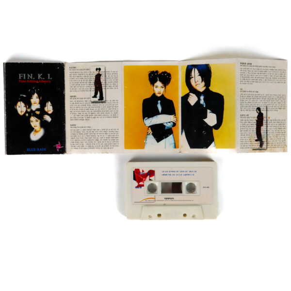 Fin.k.l - Blue Rain Album Cassette Tape 90s K-Pop 1998 [read]