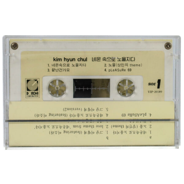 Sunset into the Neon Lights OST Soundtrack Kim Hyun Chul Cassette Tape 1995