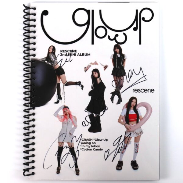 Rescene - Glow Up 2nd Mini Album Signed Autographed CD Promo K-Pop 2025
