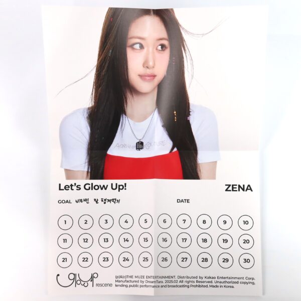 Rescene - Glow Up 2nd Mini Album Signed Autographed CD Promo K-Pop 2025