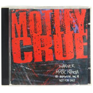 Motley Crue Cover Warner Music Korea CD Sampler Vol. 18 1994 Korean Mötley Crüe