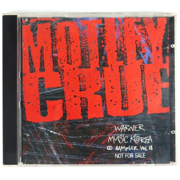 Motley Crue Cover Warner Music Korea CD Sampler Vol. 18 1994 Korean Mötley Crüe