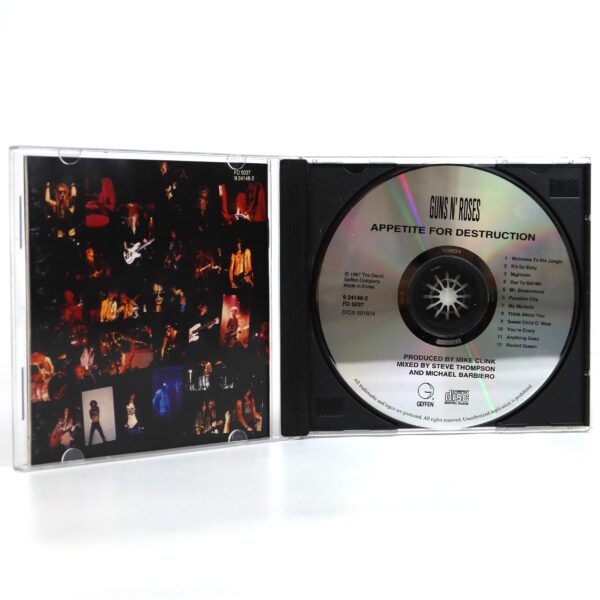 IMG_7900 Guns N' Roses - Appetite For Destruction Korean CD Album Korea 1993