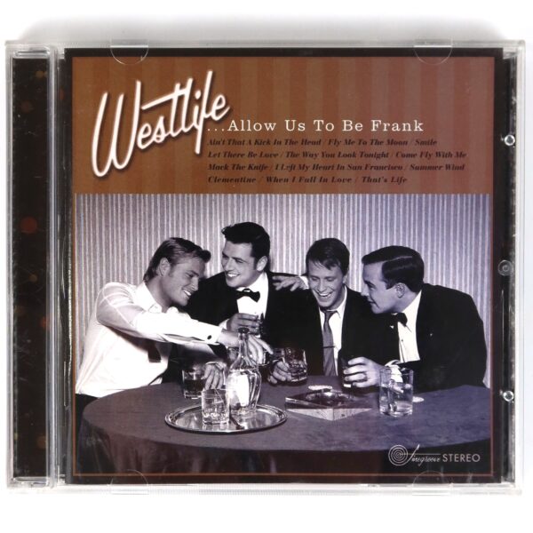 Westlife - ...Allow Us To Be Frank Korean CD Album Korea Insert