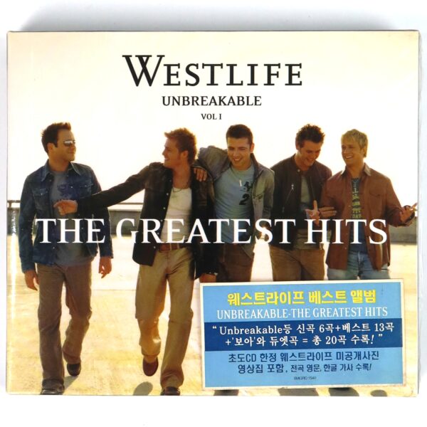 Westlife - Unbreakable: The Greatest Hits Vol. 1 Korean Sealed CD Album Korea