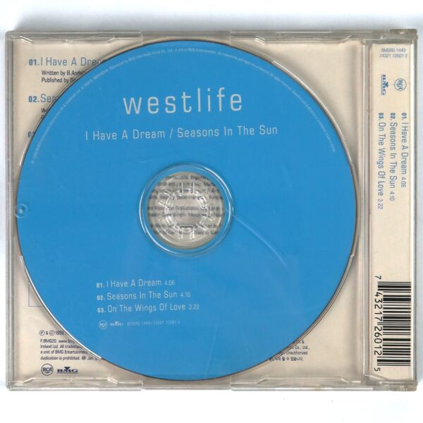 Westlife - I Have A Dream / Seasons In The Sun Korean CD Single Korea
