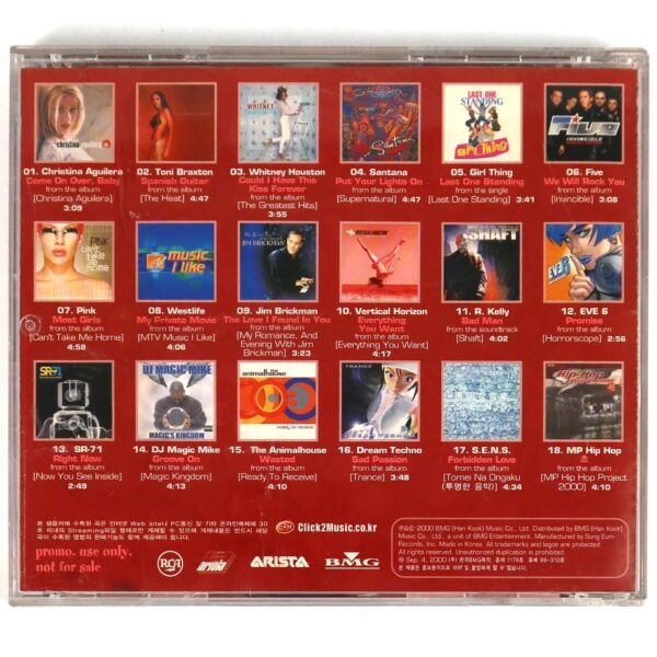 Christina Aguilera Cover Sony BMG Hot Sampler September 2000 Korea CD [read]