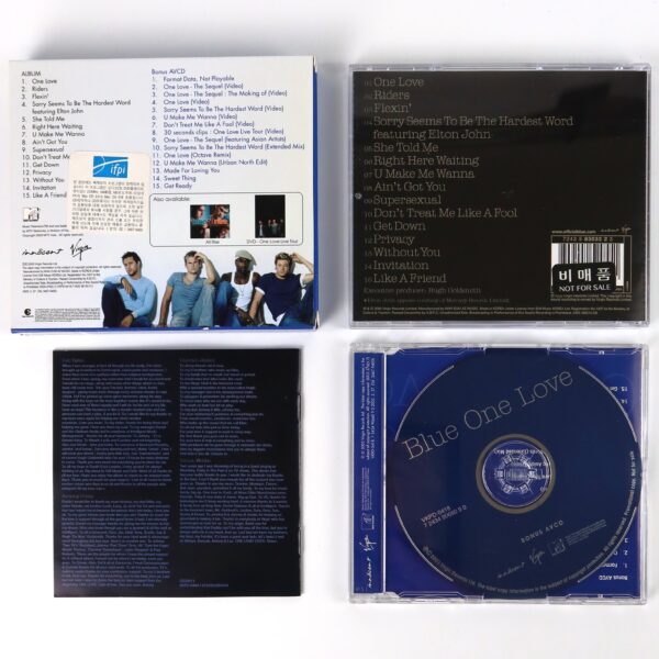 Blue - One Love Special Asian Edition Korean Album CD VCD Set Korea