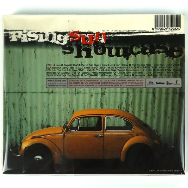 TVXQ - Rising Sun Showcase VCD Video CD Dong Bang Shin Ki Tohoshinki 2005