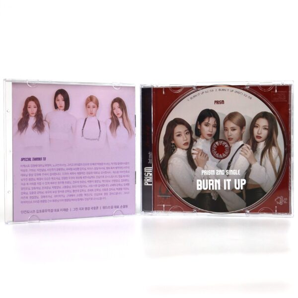 Prism - Burn It Up Signed Autographed Single Album CD Promo K-Pop 2019