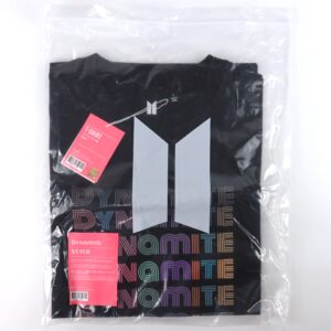 BTS Dynamite T-Shirt S/S Tee 02 [Black] F New With Tags Official Goods 2020