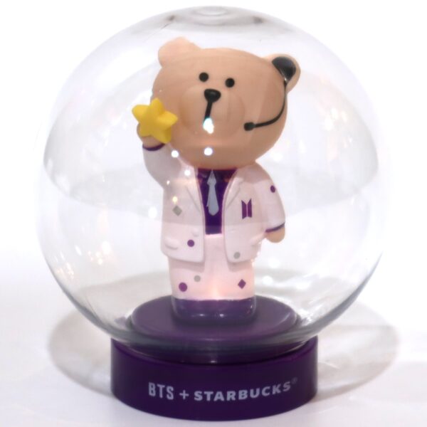 BTS + Starbucks Bearista Figure Lamp Mood Light Official Goods