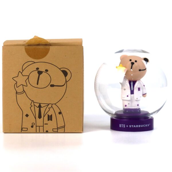 BTS + Starbucks Bearista Figure Lamp Mood Light Official Goods