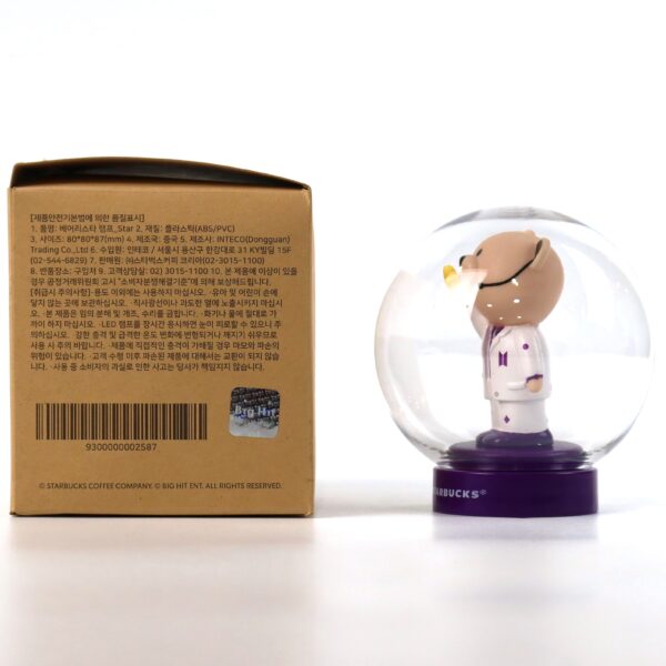 BTS + Starbucks Bearista Figure Lamp Mood Light Official Goods