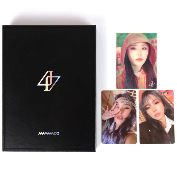 Mamamoo - Reality In Black Album CD + Wheein Photocard Set