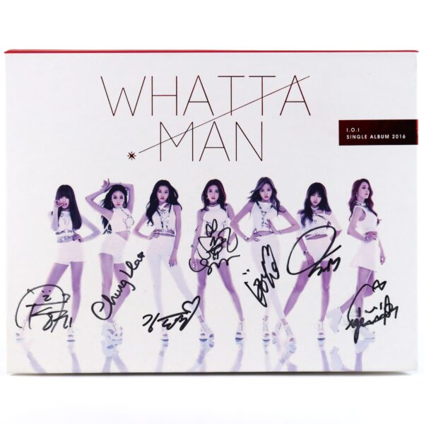 I.O.I - Whatta Man Signed Autographed CD Single Album 2016 K-Pop [fade, read]