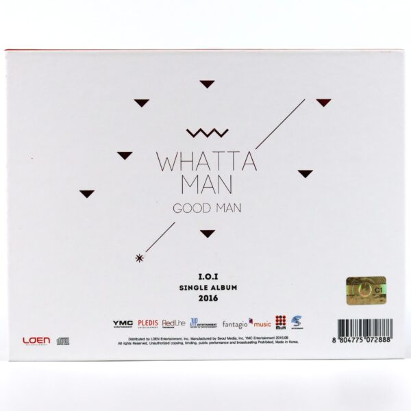 I.O.I - Whatta Man Signed Autographed CD Single Album 2016 K-Pop [fade, read]